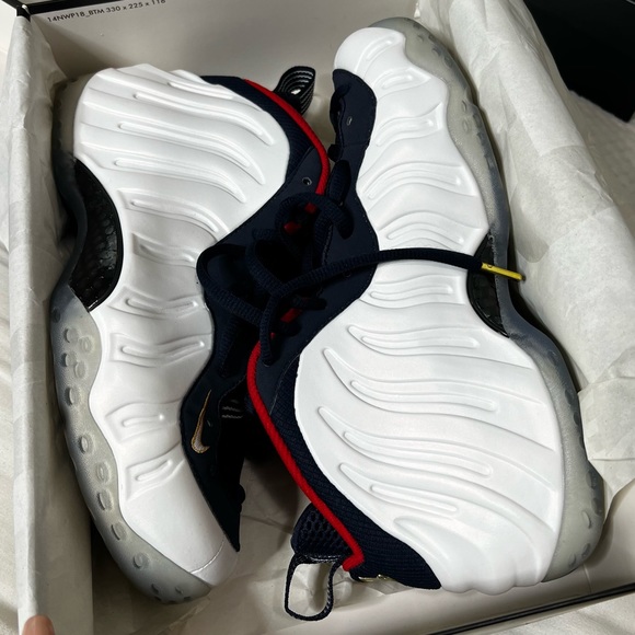 The Nike Air Foamposite One Olympic Nike 314996 008 Like New Men size 9 - Picture 8 of 9